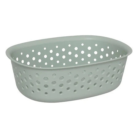 Panier en plastique vert sauge 1L
