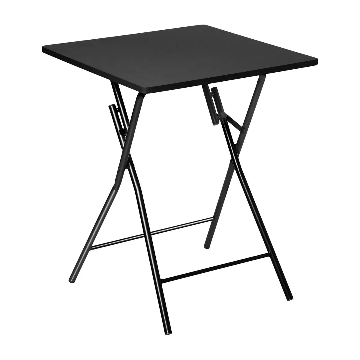Table à manger pliante noire 60x60