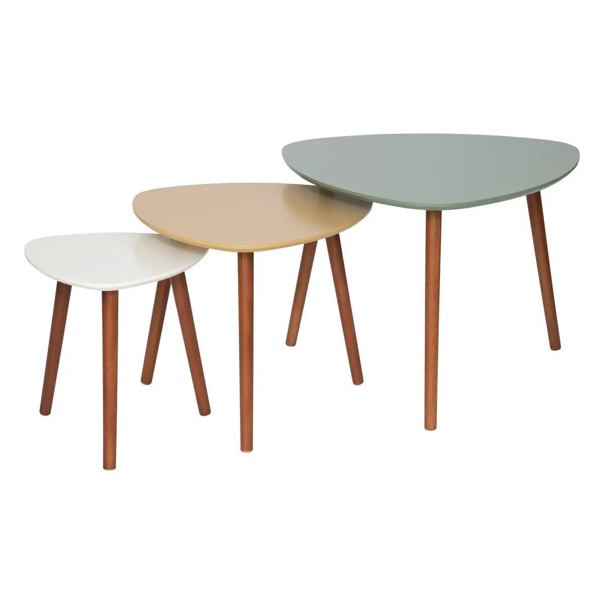 Lot de 3 tables basses multi