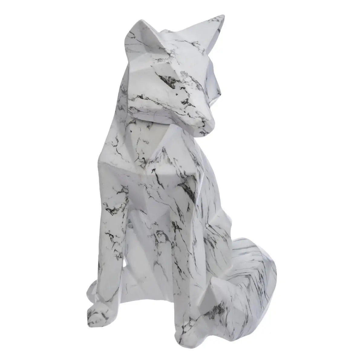 Renard origami en résine H26