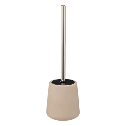 Brosse WC en grès couleur lin