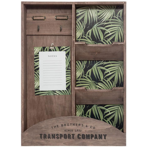 Mémo mural Colonial bois 42x57