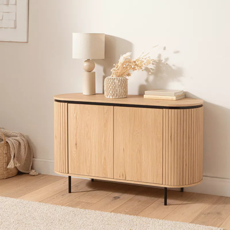 Buffet 2 portes arrondies design L120