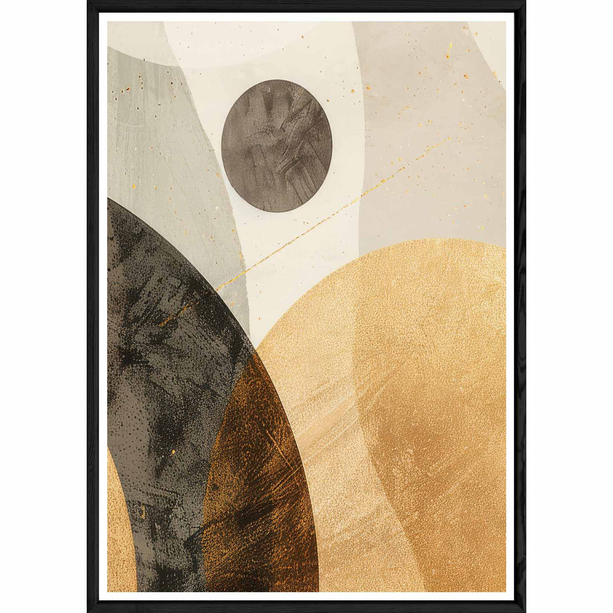 Tableau design avec cadre noir – Taille 32x42