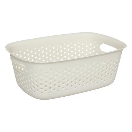 Panier en plastique crème 3.5L