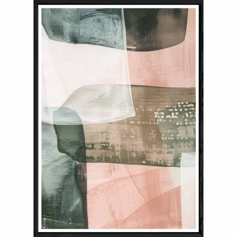 Tableau design avec cadre noir – Taille 32x42
