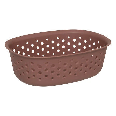 Panier en plastique terracotta 1L