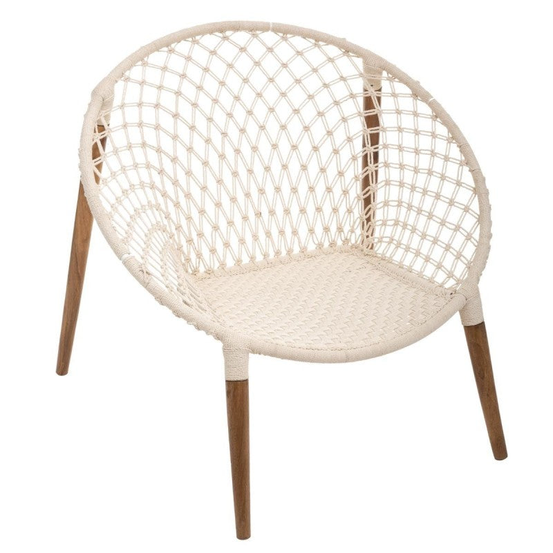 Fauteuil filaire en Manguier