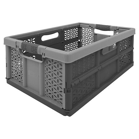 Caisse de rangement pliable 32 litres en polypropylène, couleur aléatoire
