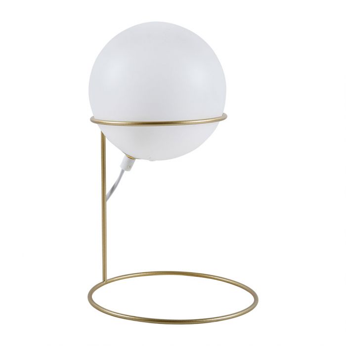 Lampe boule dorée H40
