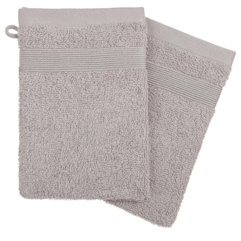 Lot de 2 gants taupe 15x21 coton