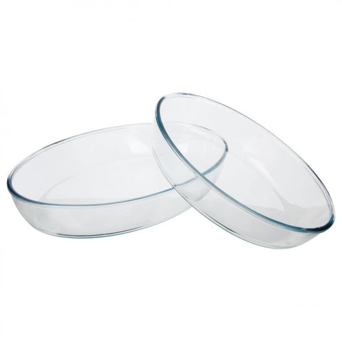 Plat Four en verre X2 Ovale