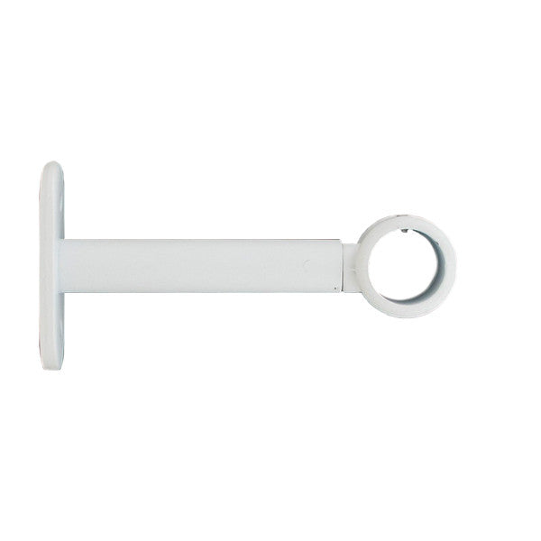Lot de 2 supports extensible (L90 - L150 / D20 mm) Blanc mat
