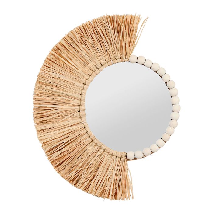 Miroir en raphia D42
