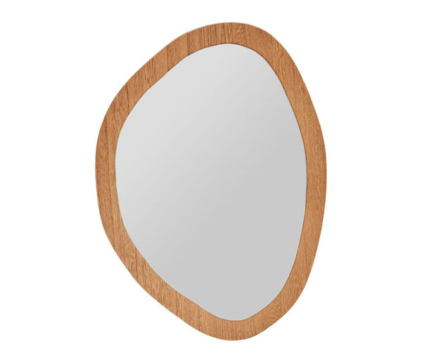 Miroir en bois forme design H40