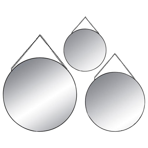 Lot de 3 miroirs ronds D29