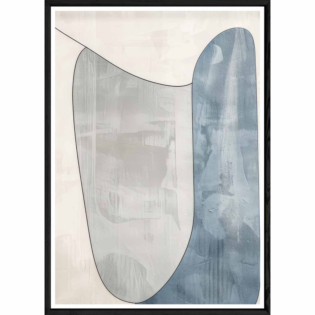 Tableau design avec cadre noir – Taille 32x42