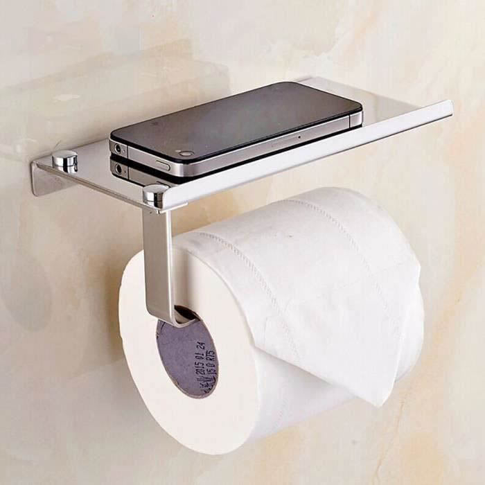 Porte papier WC mural Auto-adhésif