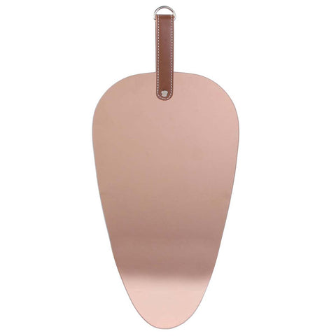 Miroir cuivré rose avec hanse H40