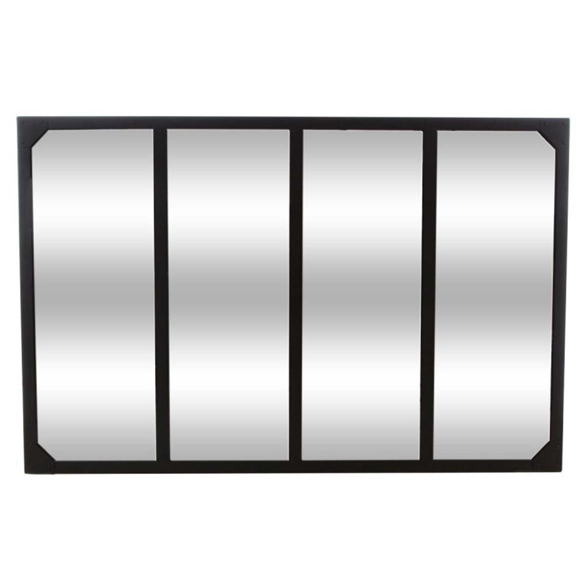 Miroir métal indus 116x76