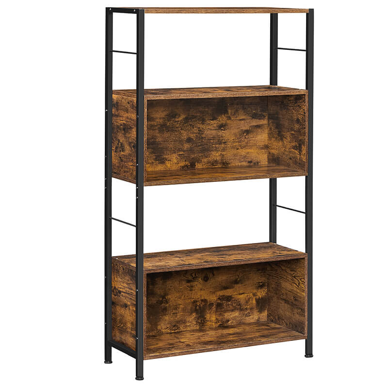 Etagère en bois et métal H148