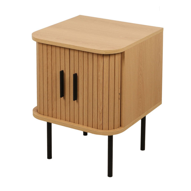 Table de chevet 2 portes coulissantes