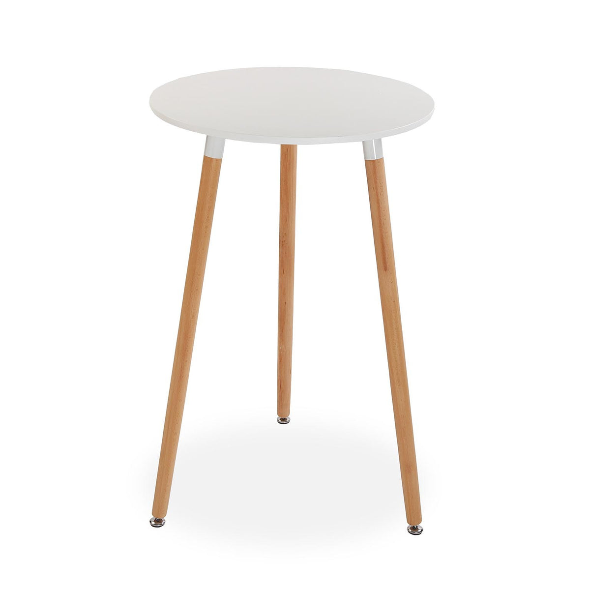Table de bar haute D60 en bois H95