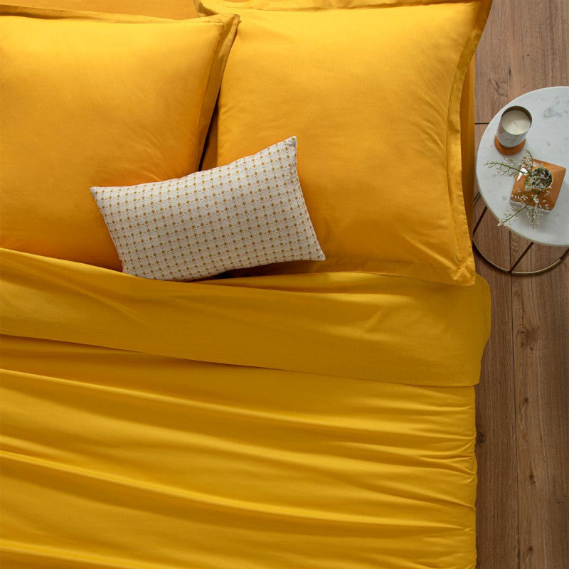 Housse de couette ocre 240x220