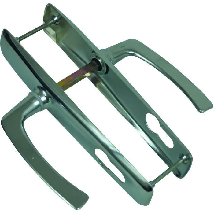 Ensemble porte chrome cylindre