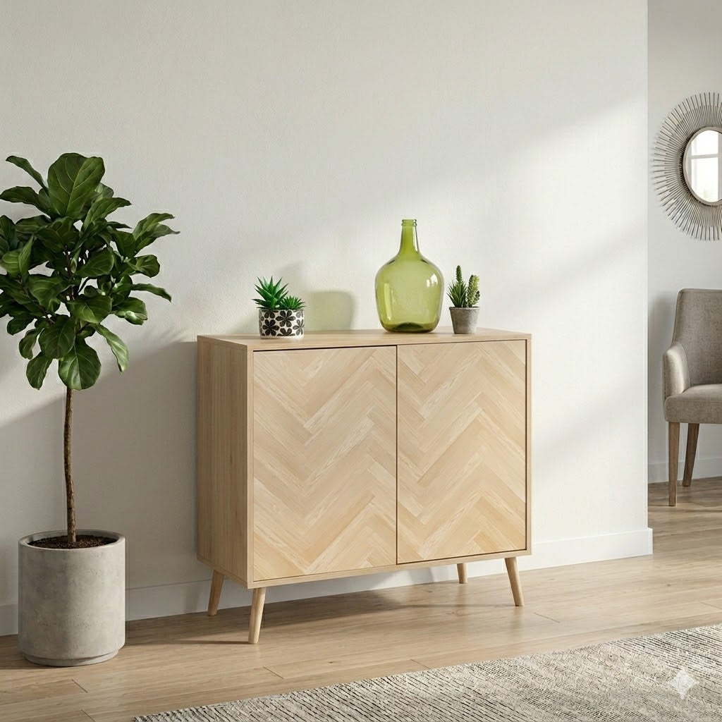 Buffet avec 2 Portes système Push & Pull SELLY