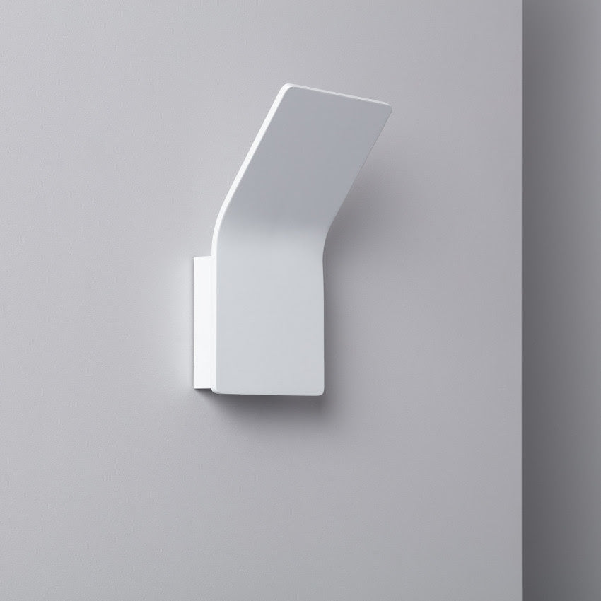 Applique murale LED blanche design en aluminium H22