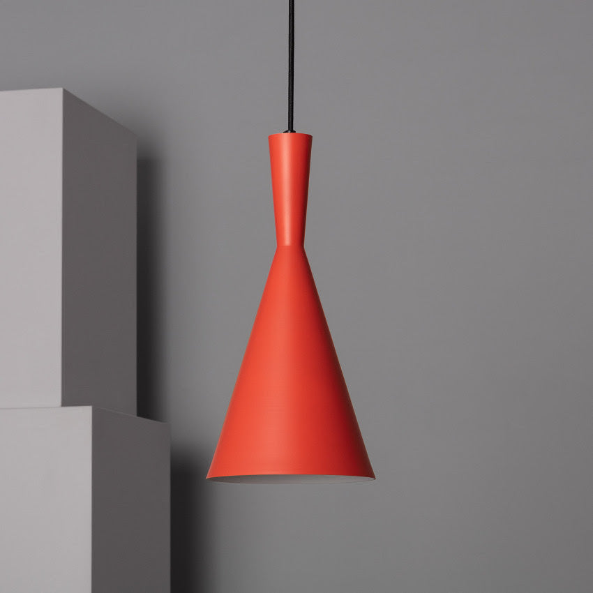 Suspension en métal Terracotta Art déco H40
