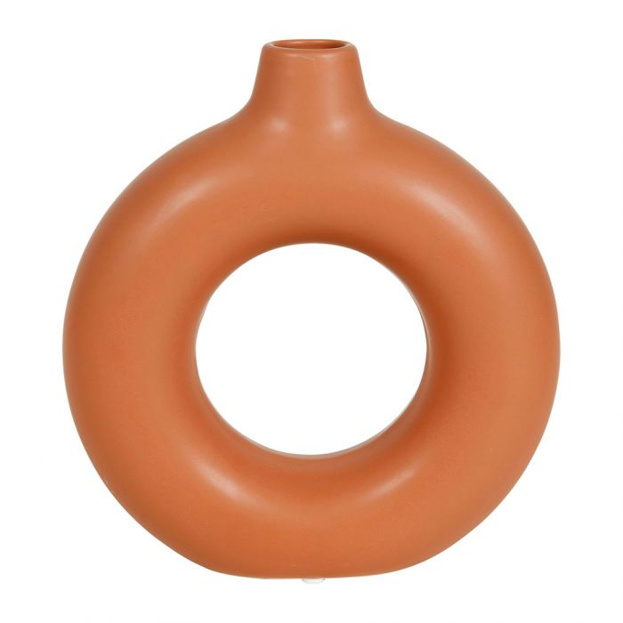 Vase en céramique terracotta H30