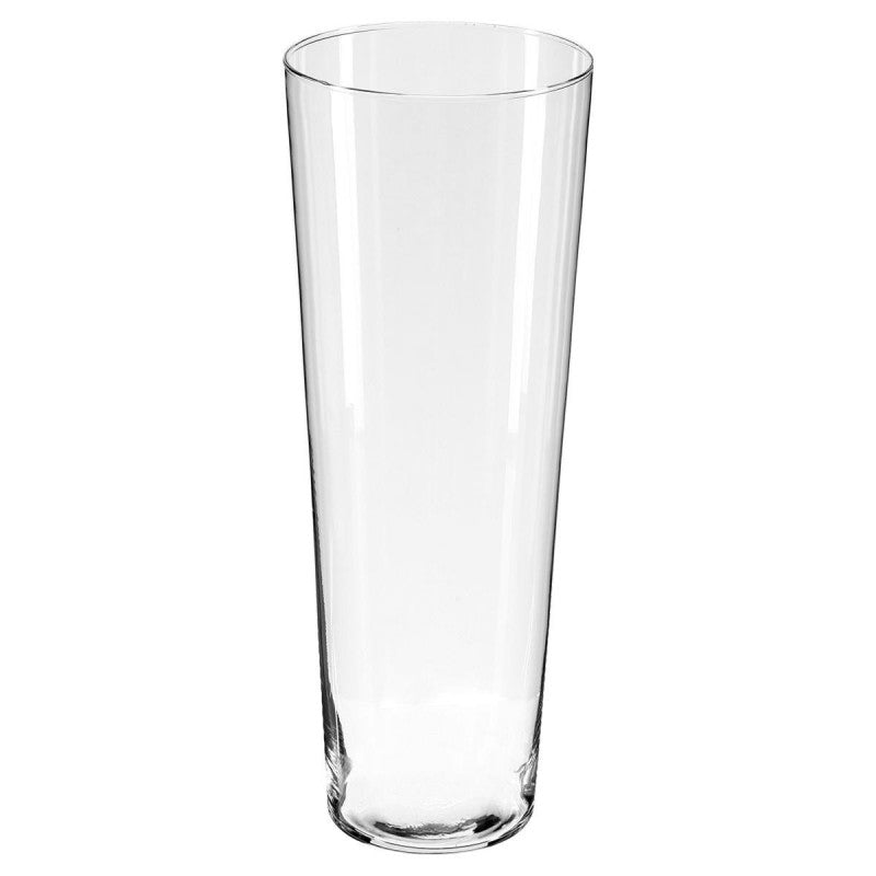 Vase conique transparent H40