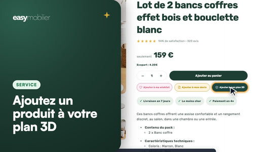 Ajouter un produit à son plan 3D