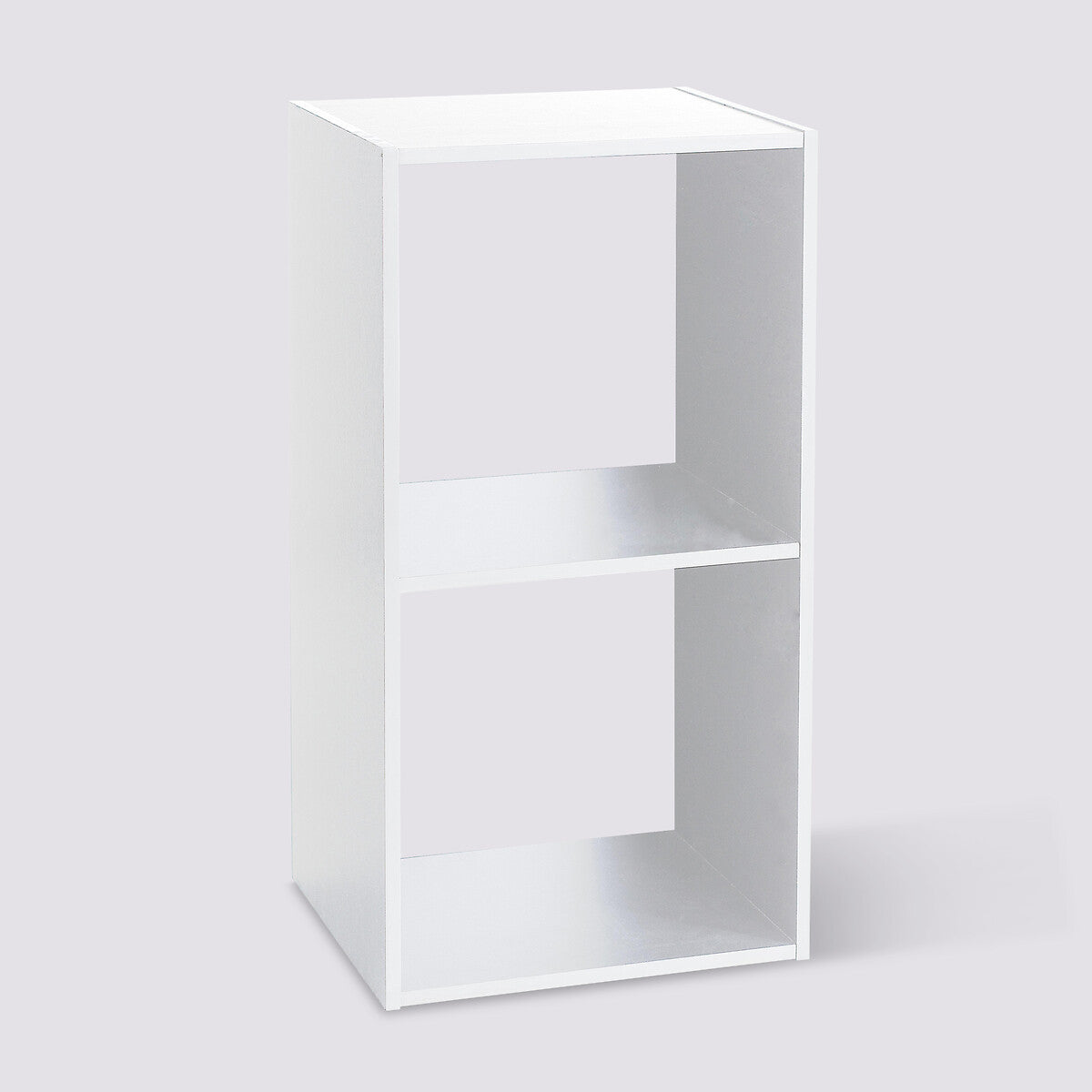 Étagère 2 cases blanc L34,5 x H67,5 cm