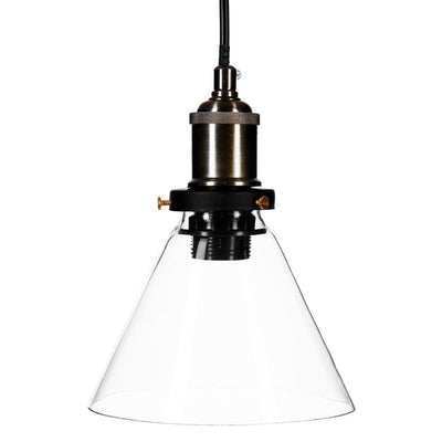 Suspension conique en verre D18