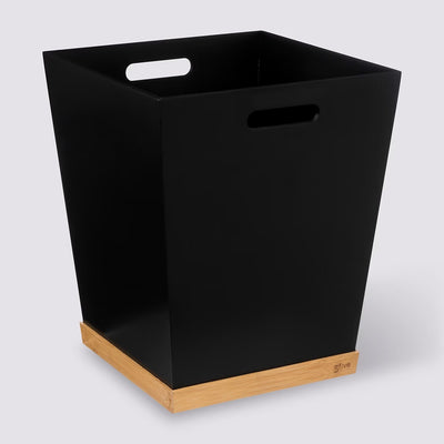 Corbeille de bureau en bois