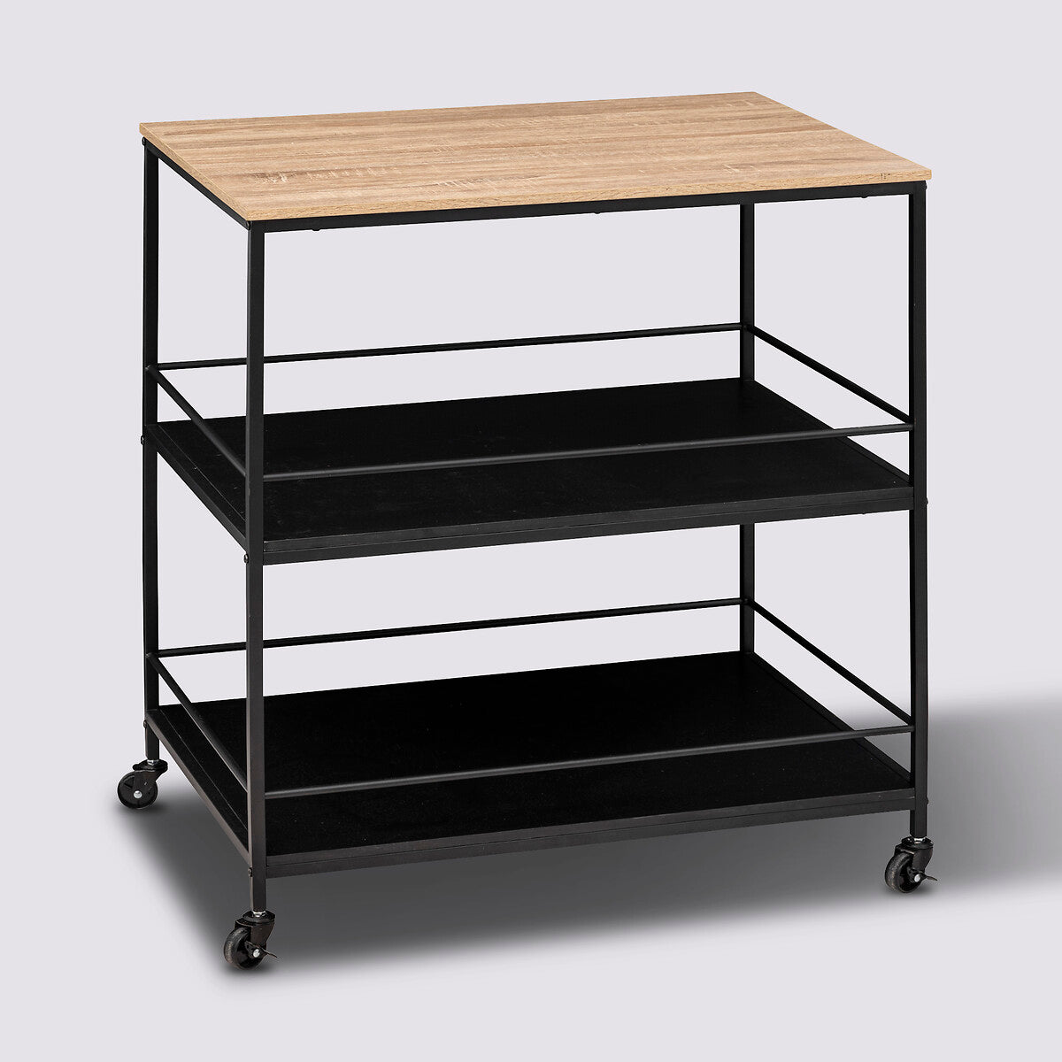 Desserte grand modèle noir L80 x H88,5 cm
