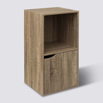 Etagère en bois 2 cases
