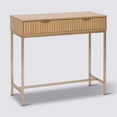 Console/bureau avec 2 tiroirs