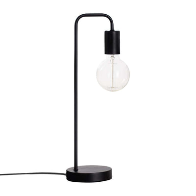 Lampe en métal noir