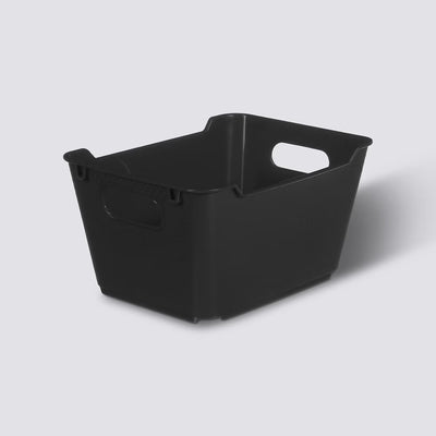 Panier en plastique gris foncé 15x20