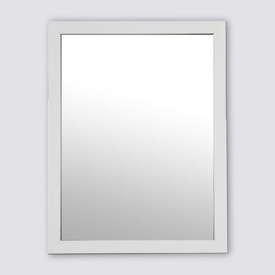 Miroir effet bois blanc H44