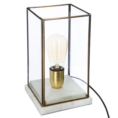 Lampe en bronze et en marbre haut de gamme H26
