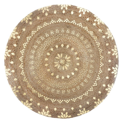 Tapis rond en jute D115