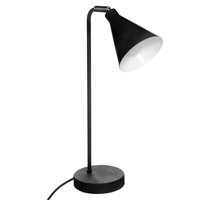Lampe noire en métal H45