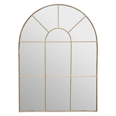 Miroir doré arrondie 55x75