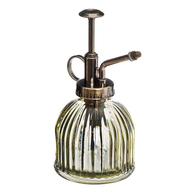 Pulvérisateur vintage en verre H16 vert