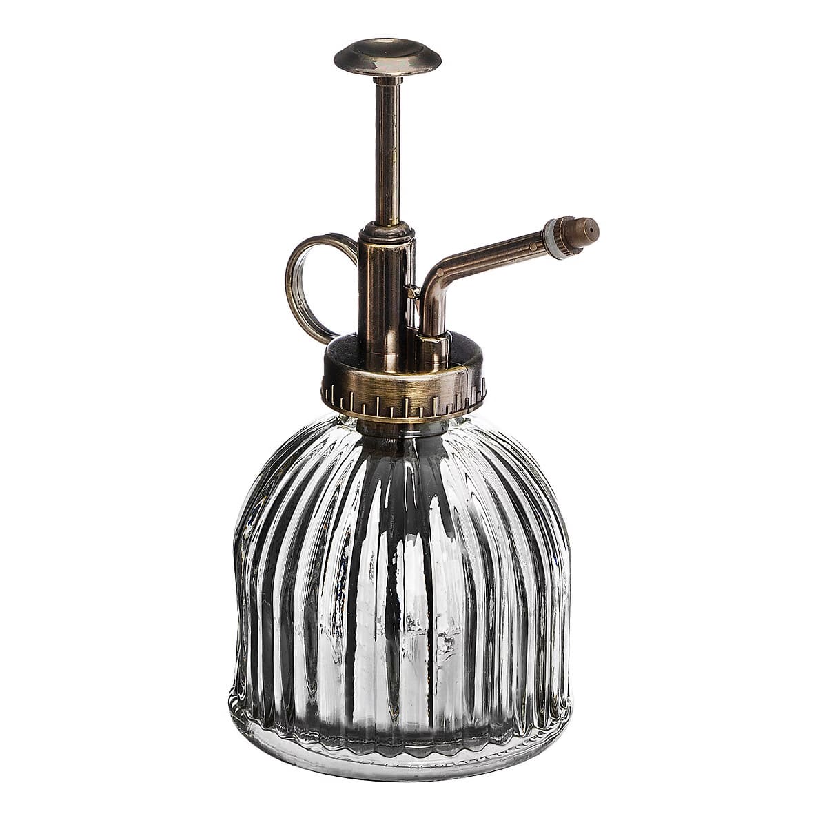 Pulverizador vintage de vidrio H16 transparente